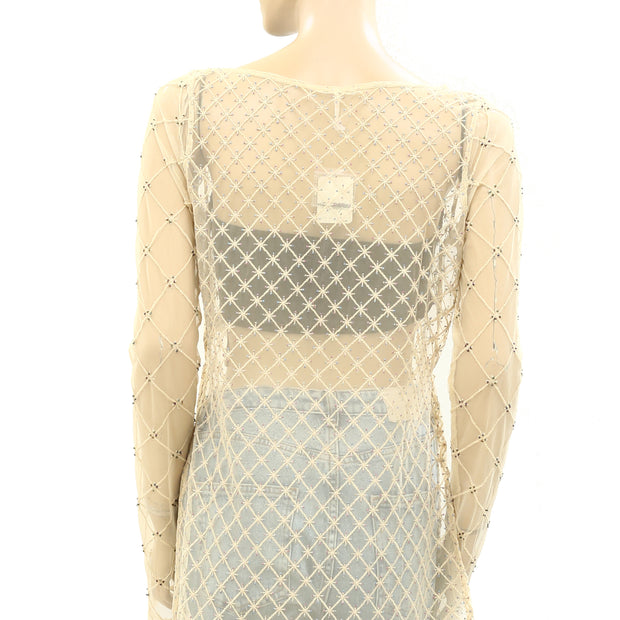 Free People Cross My Heart Tunic Top