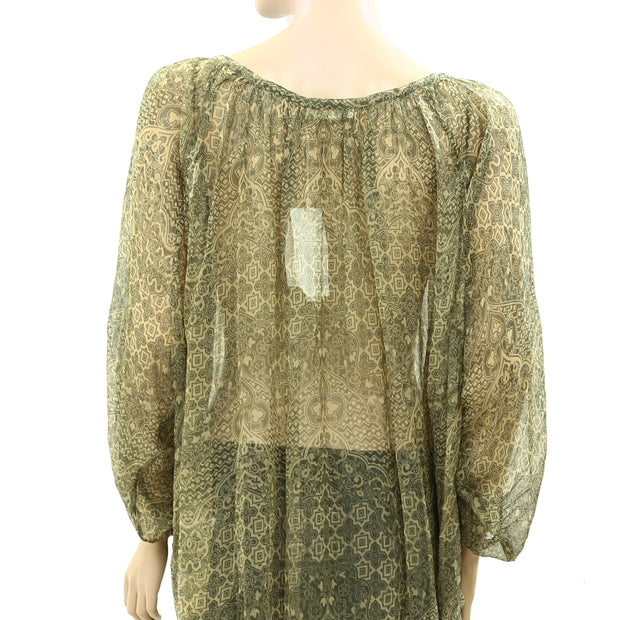 Mes Demoiselles Paris Corbusier Coverup Sheer Top