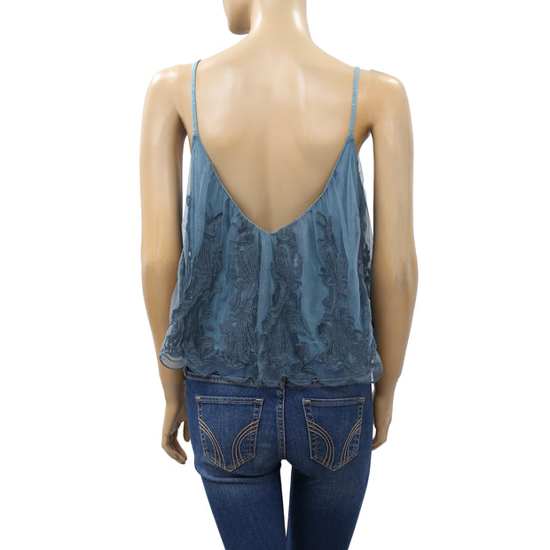 Kimchi Blue Urban Outfitters Scalloped-Edge Swing Cami Top