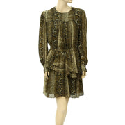Isabel Marant Etoile Java Python Print Mini A-Line Dress