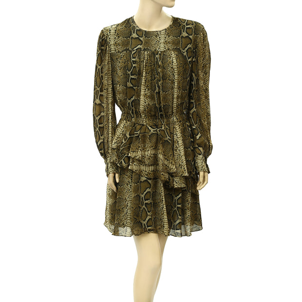 Isabel Marant Etoile Java Python Print Mini A-Line Dress