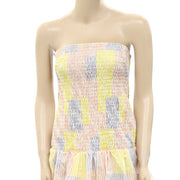 Urban Outfitters UO Claire Smocked TUBE Mini Dress S