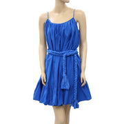 RHODE RESORT Nala Ruffle-Trim Cotton-Voile Mini Dress S