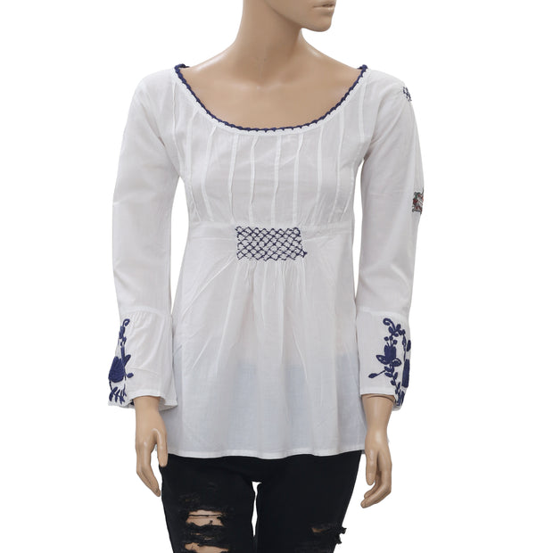 Odd Molly Anthropologie Embroidered Tunic Top XS