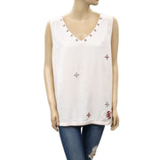 Odd Molly Anthropologie Floral Embroidered Tunic Top
