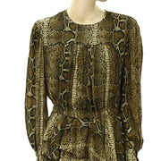 Isabel Marant Etoile Java Python Print Mini A-Line Dress