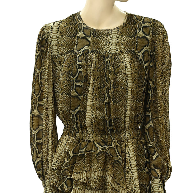 Isabel Marant Etoile Java Python Print Mini A-Line Dress