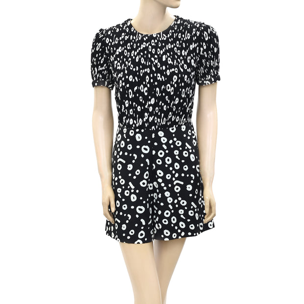 French Connection Doe Crepe Playsuit Romper Dress S