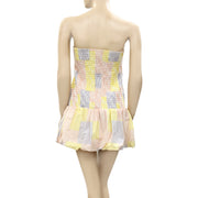 Urban Outfitters UO Claire Smocked TUBE Mini Dress S