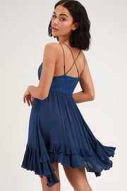 Free People FP One Adella Slip Mini Dress