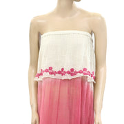 Lynne Love Lynne`s World Dip Dye Maxi Tube Dress S