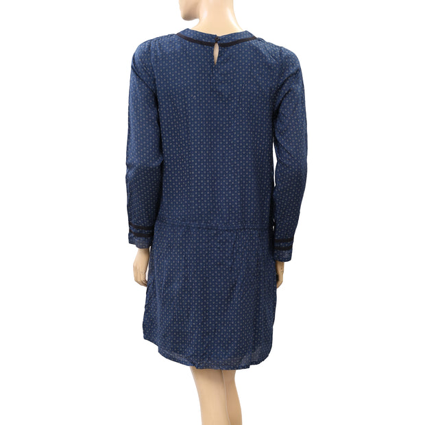 Petite Mendigote Paris Dotted Printed Mini Dress S