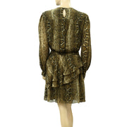 Isabel Marant Etoile Java Python Print Mini A-Line Dress