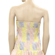 Urban Outfitters UO Claire Smocked TUBE Mini Dress S