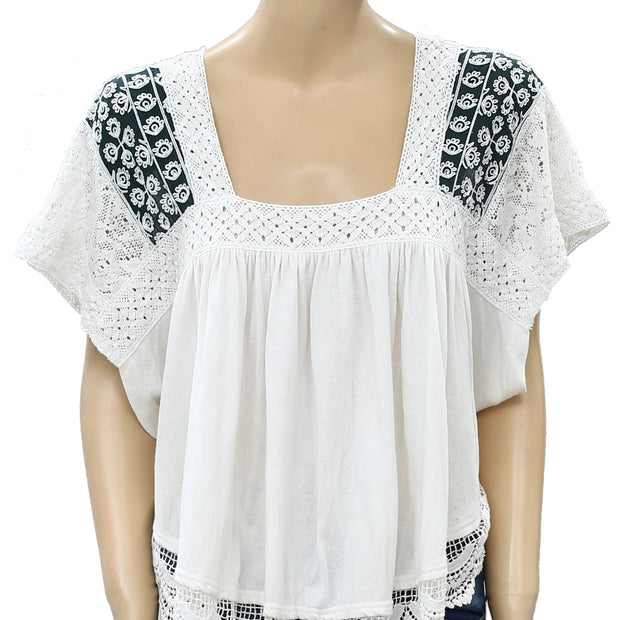Free People Prairie Days Blouse Top