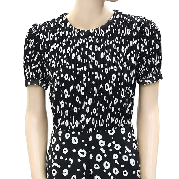 French Connection Doe Crepe Playsuit Romper Dress S