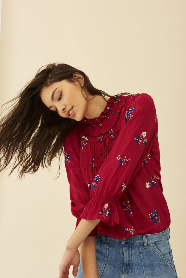 BA&SH Cluny Blouse Top S