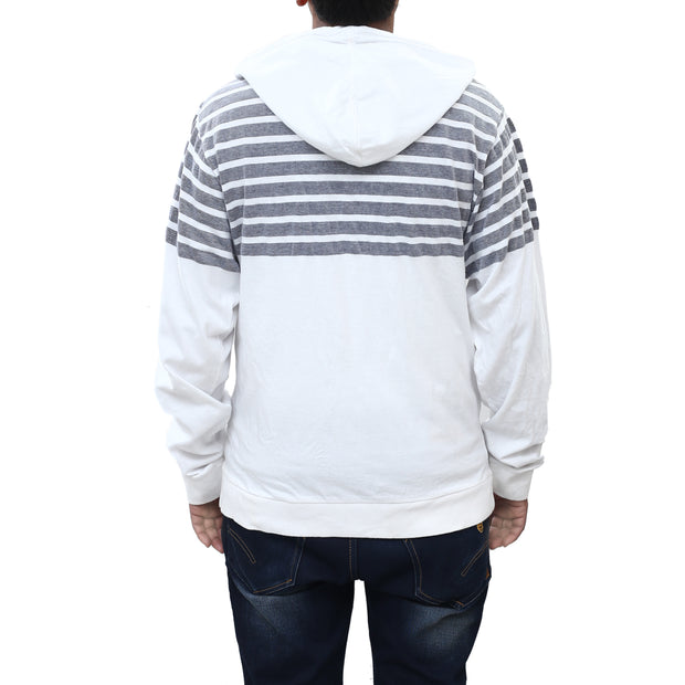 Burkman Bros Men's Striped Printed Jacket Hoodie M