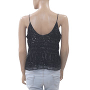 Asos Bead & Sequin Embellished Camisole Blouse Top S-P