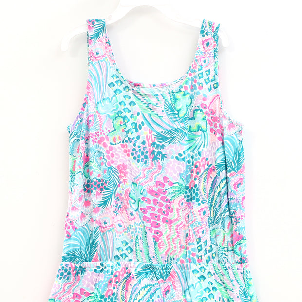 Lilly Pulitzer Kids Girls Print Romper Dress