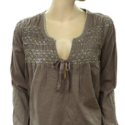 Odd Molly Anthropologie Find Me In The Outskirts Of Prudence Blouse Top S