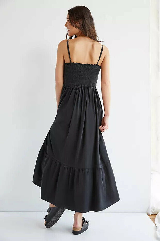 Daily Practice by Anthropologie Flounced Maxi Dress