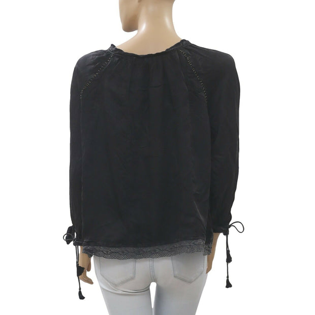 Zadig &amp; Voltaire Theresa 蕾丝衬衫上衣 XS