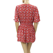 Urban Outfitters Crinkled Floral Romper Dress M
