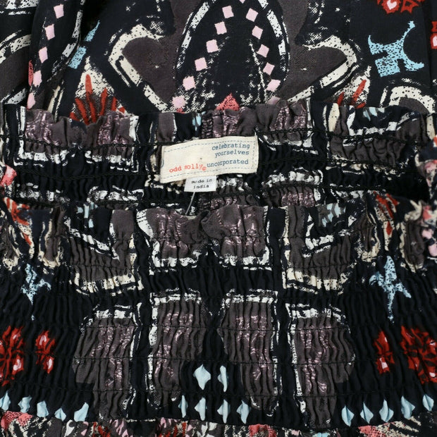 Odd Molly Anthropologie Pancho Midi Skirt S 1