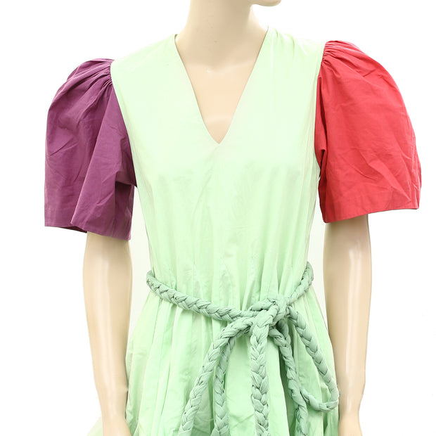Rhode Resort Vivienne Ella Ruffle Mini Dress XS