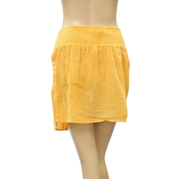 Topshop Solid Mini Skirt S