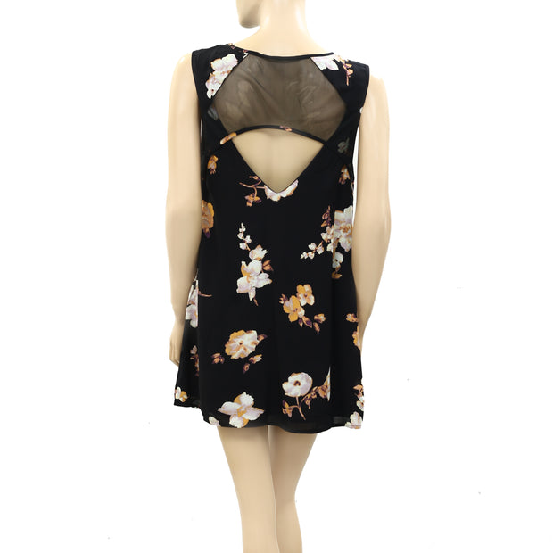 Silence + Noise Urban Outfitters Floral Printed Shift Mini Dress S