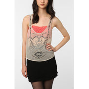 Pins And Needles Urban Outfitters Embellished Chiffon Tank Top M