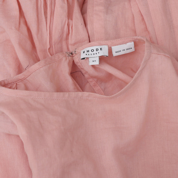 Rhode Resort Devi Blush Midi Dress XS