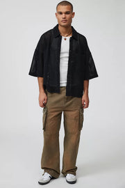BDG Urban Outfitters Seb Mesh Shirt Men's