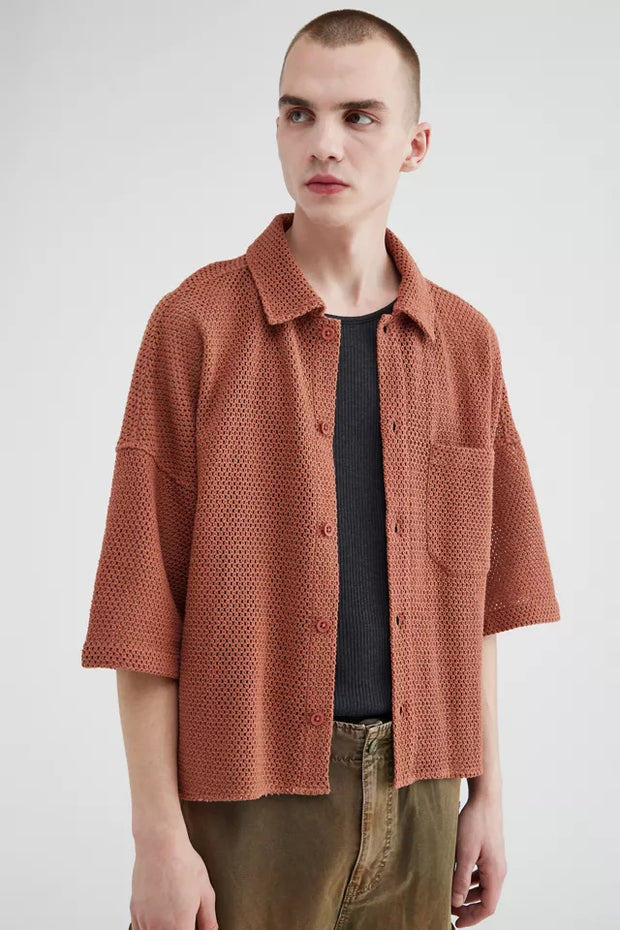 BDG Urban Outfitters Seb Mesh Shirt Men's
