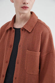 BDG Urban Outfitters Seb Mesh Shirt Men's