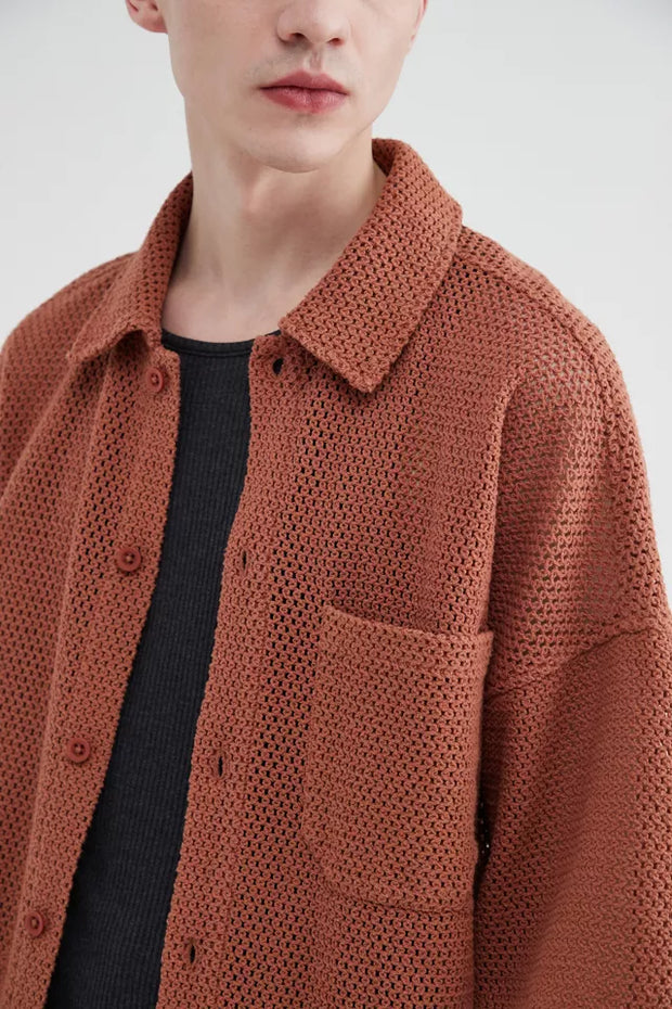 BDG Urban Outfitters Seb Mesh Shirt Men's