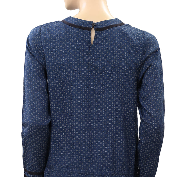 Petite Mendigote Paris Dotted Printed Mini Dress S