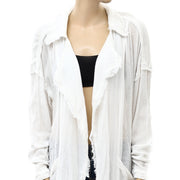 Free People Beach Trail Trench Cover Up Maxi Top