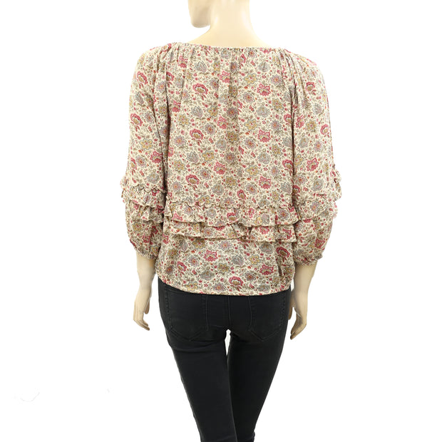 Denim & Supply Ralph Lauren Floral Printed Blouse Top XS