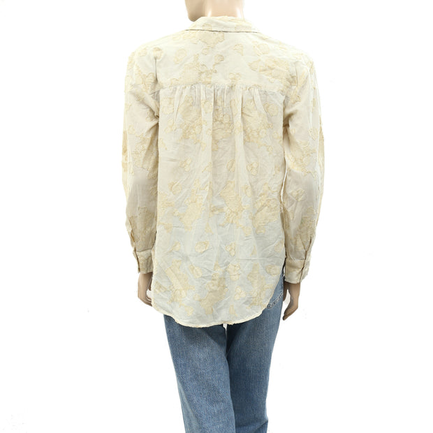 Anthropologie Buttondown Shirt Top