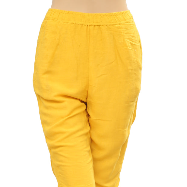 Splash Eyelet Embroidered Palazzo Pants S 4