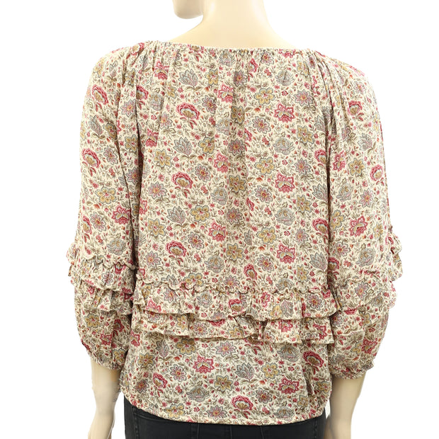 Denim & Supply Ralph Lauren Floral Printed Blouse Top XS