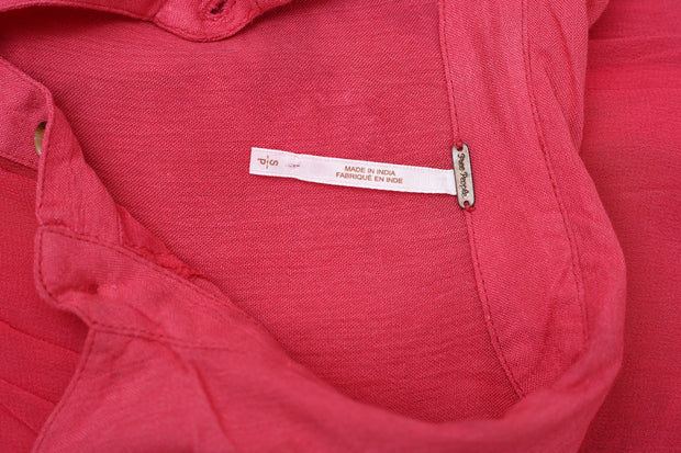 Free People 云朵水洗系扣长袍衬衫上衣 S