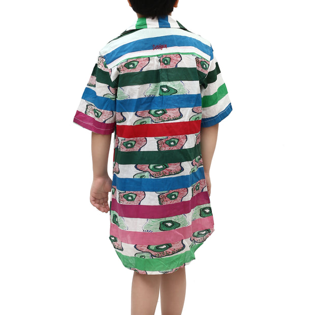 Desigual 儿童女孩花卉印花长袍衬衫上衣