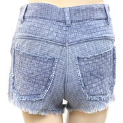 Superdry Blue Beaded Embellished Shorts