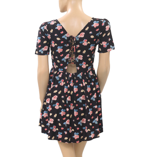 Pins & Needles Urban Outfitters Floral Printed Mini Dress XS