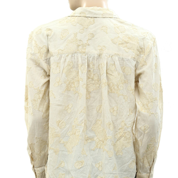Anthropologie Buttondown Shirt Top