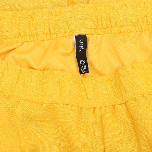 Splash Eyelet Embroidered Palazzo Pants S 4